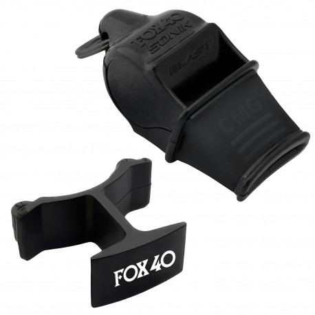 FOX 40 SONIK BLAST visselpipa med FOXGRIP · Svart